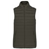 LADIES' LIGHTWEIGHT SLEEVELESS FAKE DOWN JACKET