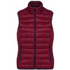 LADIES' LIGHTWEIGHT SLEEVELESS FAKE DOWN JACKET