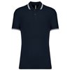 MEN'S 2 STRIPED SHORT SLEEVED POLOSHIRT