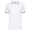 MEN'S 2 STRIPED SHORT SLEEVED POLOSHIRT