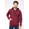 MEN'S CONTRAST HOODED SWEATSHIRT