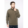 ZIPPED NECK SWEATSHIRT