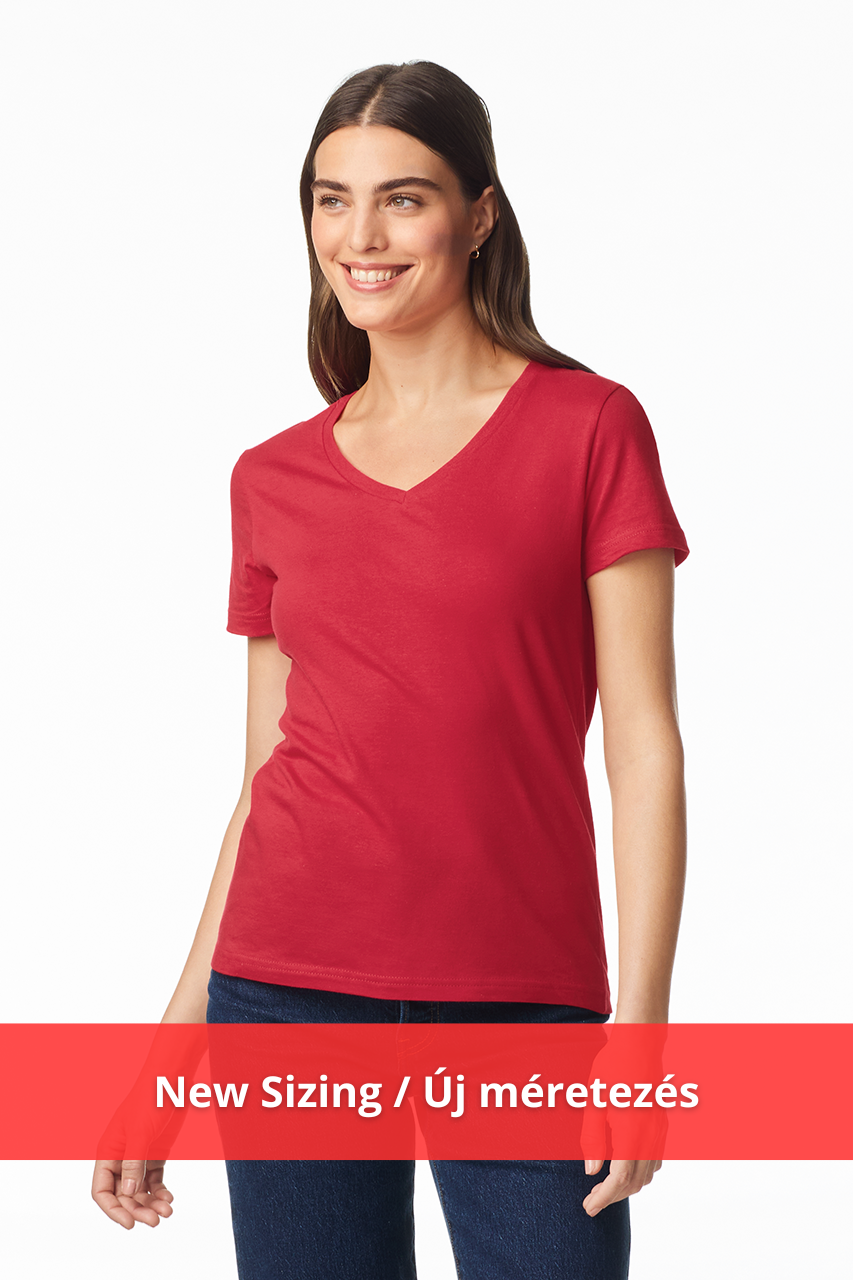 SOFTSTYLE™ LADIES' V-NECK T-SHIRT