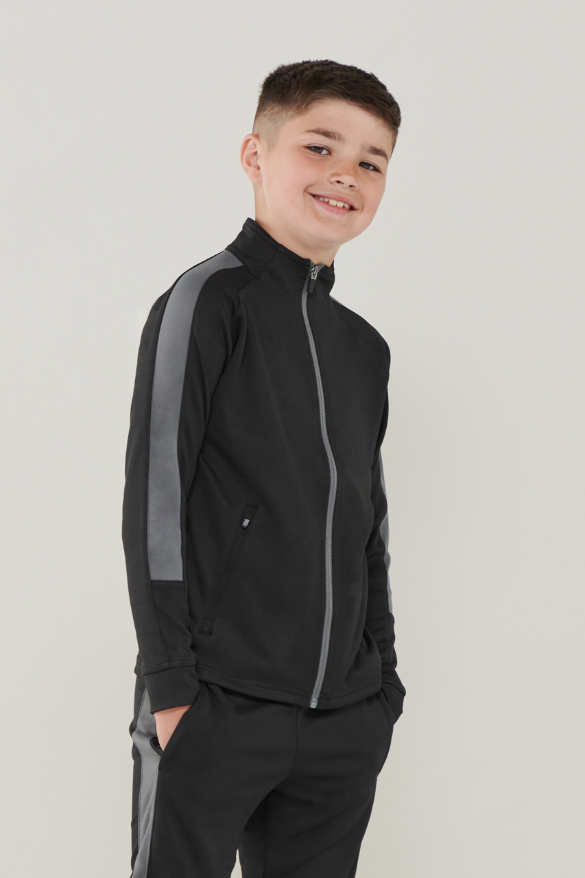 KIDS' KNITTED TRACKSUIT TOP