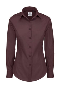 B&C BLACK TIE LSL /WOMEN