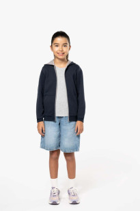 KIDS' FULL ZIP HOODED SWEATSHIRT