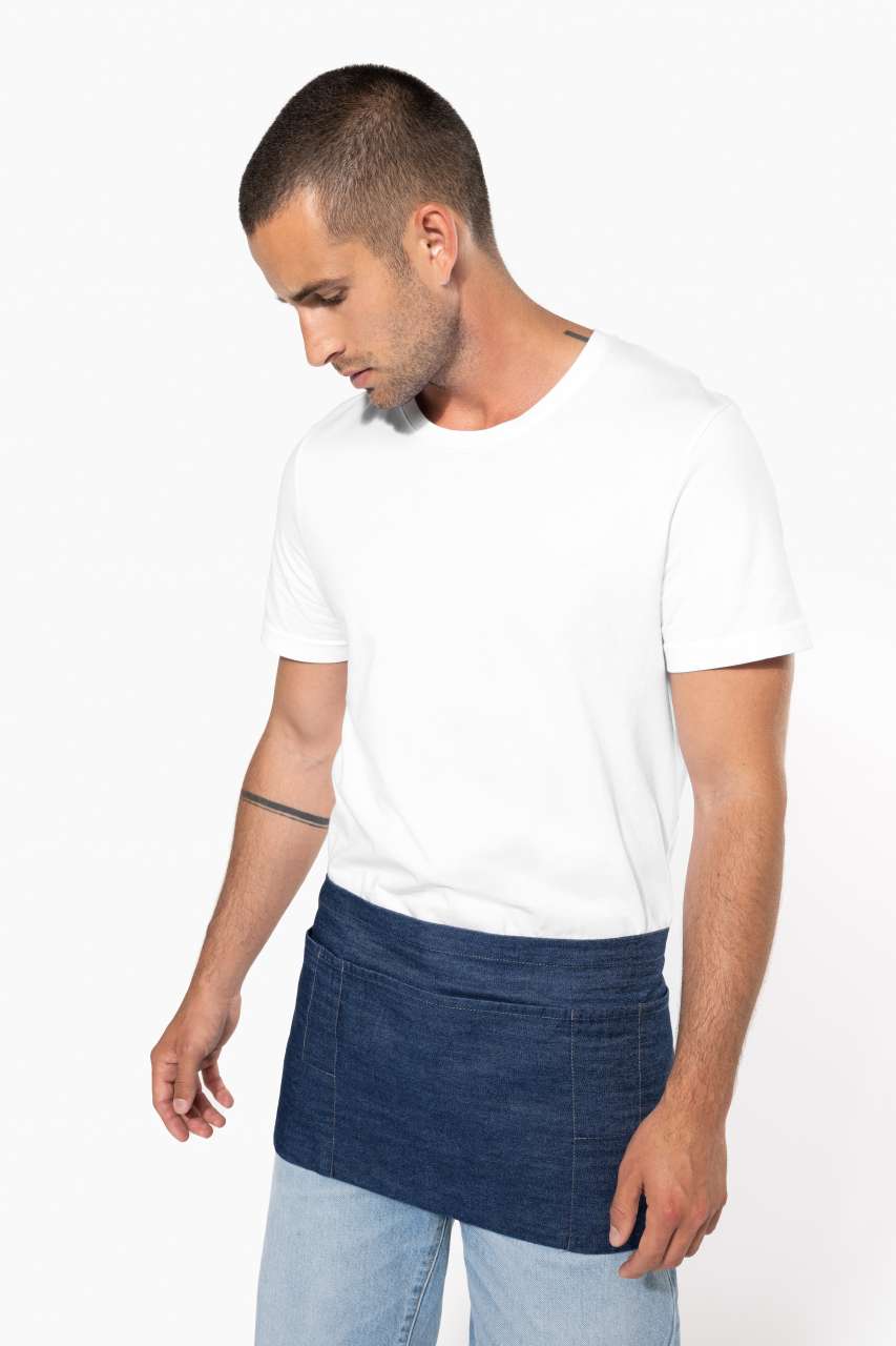 POLYCOTTON SHORT APRON