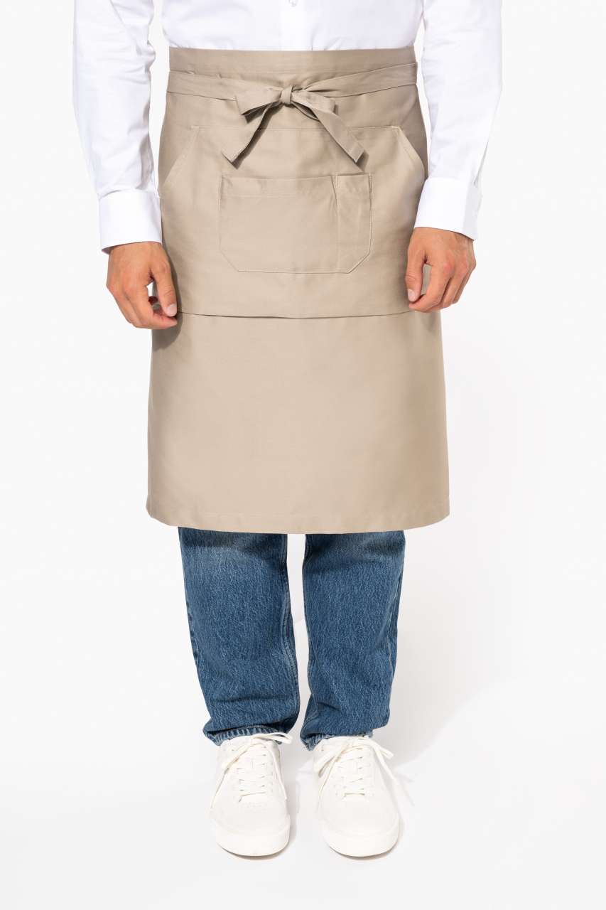 POLYCOTTON LONG APRON