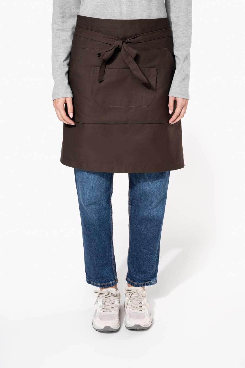 COTTON MID-LENGTH APRON