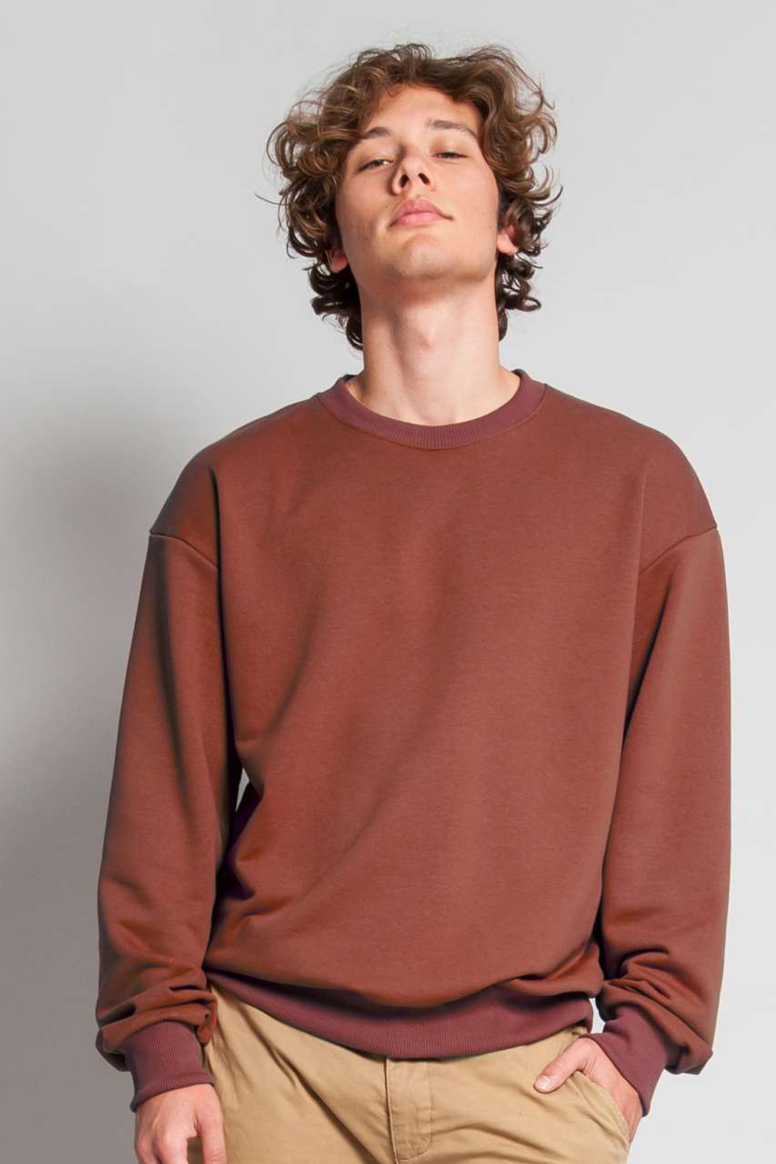 365 - DIAGONAL FRENCH TERRY CREWNECK SWEATSHIRT