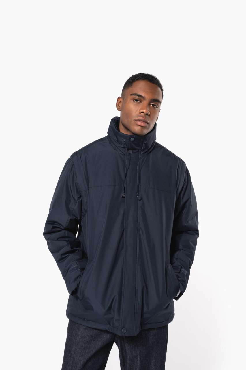 FACTORY - DETACHABLE-SLEEVED BLOUSON JACKET