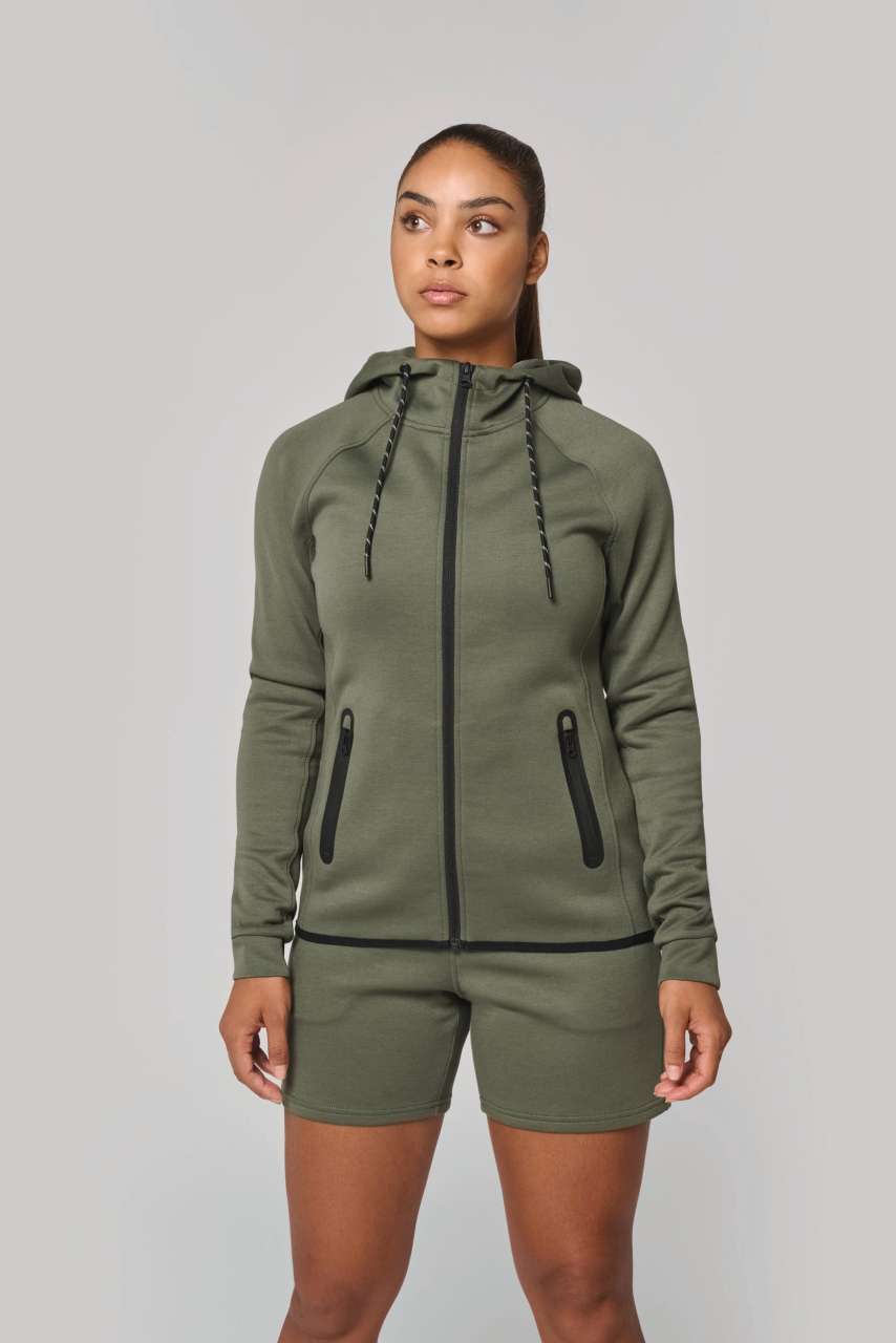 LADIES’ HOODED SWEATSHIRT