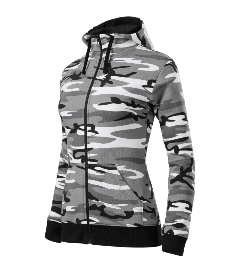 Sweatshirt women’s Camo Zipper